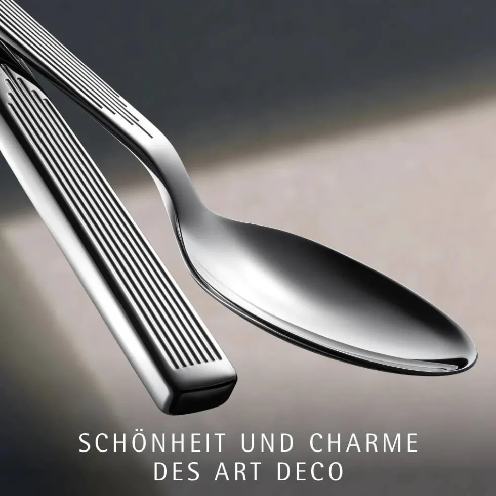 Art Deco Besteck-Set, 30-teilig, Cromargan protect®