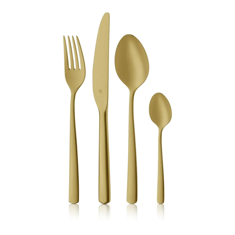 Boston Besteck-Set, Champagner Gold, 24-teilig, Cromargan® hochwertiger Edelstahl