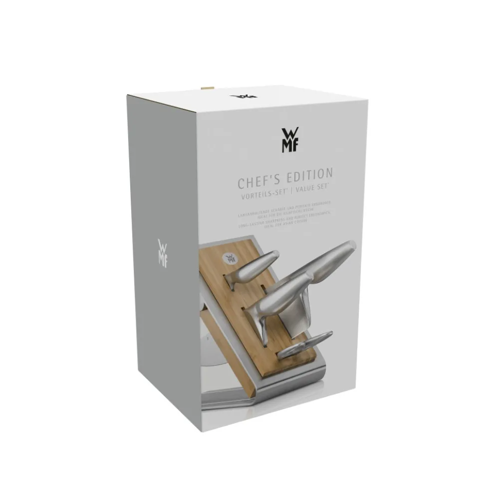 Chef`s Edition Messer-Set mit Messerblock für die asiatische Küche, 5-teilig