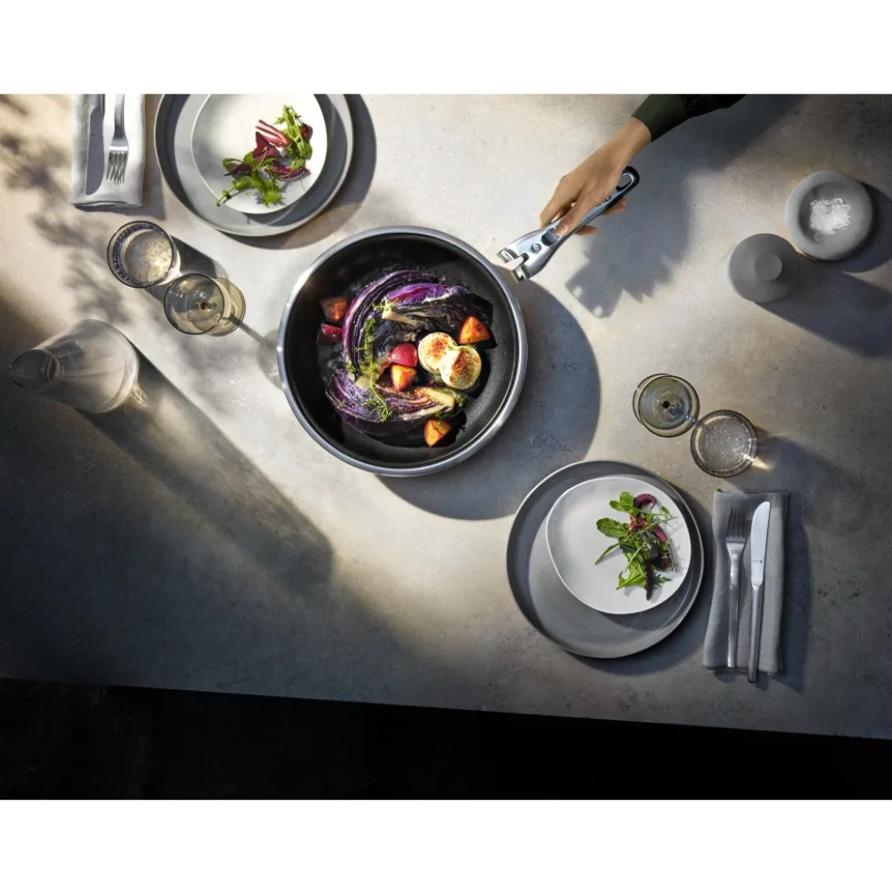 Click&Serve Bratpfanne mit Antihaftversiegelung, 24 cm