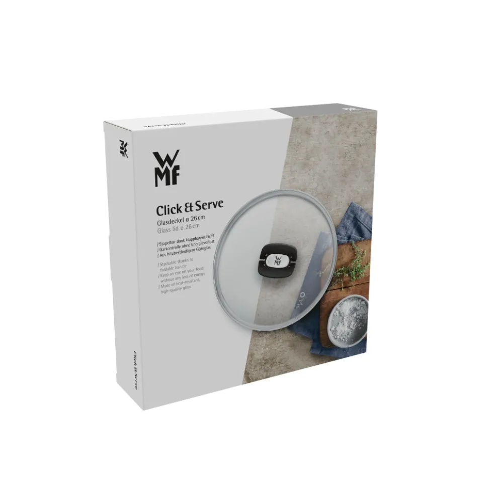 Click&Serve Glasdeckel, 26 cm
