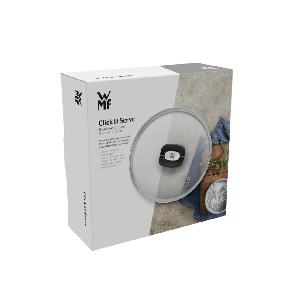 Click&Serve Glasdeckel, 16 cm