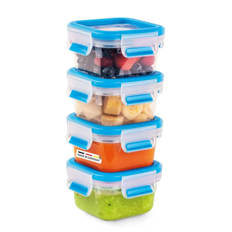 CLIP & CLOSE FRISCHHALTEDOSEN 4-teiliges SET 0,2L N10337