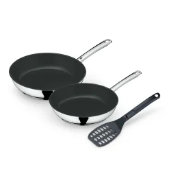 Devil Bratpfannen-Set, 3-teilig, 24 cm + 28 cm + Pfannenwender