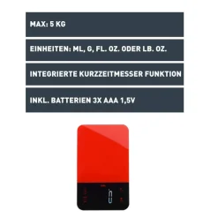 Digitale Küchenwaage