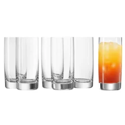 EasyPlus Longdrinkgläser, 6 Stück
