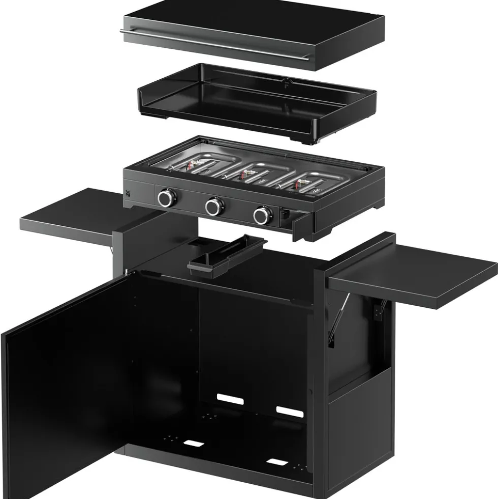 Edition One Plancha-Set mit Wagen, 75 cm, Gas