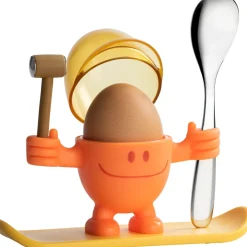Eierbecher McEgg mit Löffel, Orange