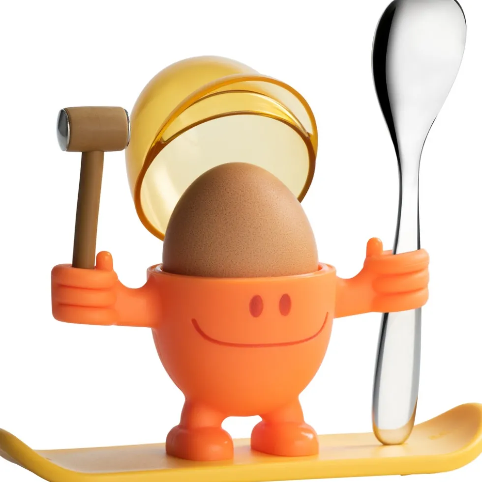Eierbecher McEgg mit Löffel, Orange