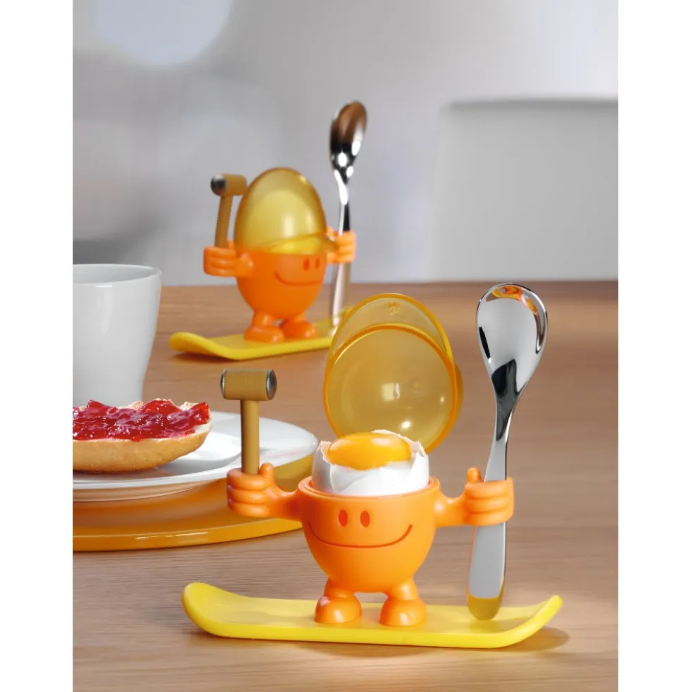 Eierbecher McEgg mit Löffel, Orange
