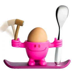 Eierbecher McEgg mit Löffel, Pink