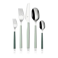 Emotion Besteck-Set, Cromargan® hochwertiger Edelstahl, Frosty Green, 30-teilig