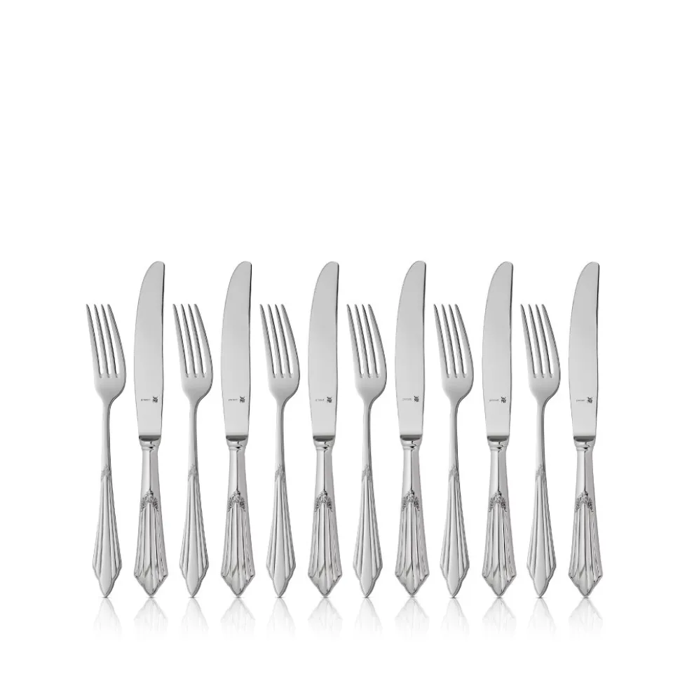 Fächer Dessertbesteck-Set, 12-teilig, Cromargan protect®
