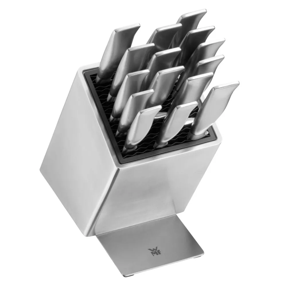 FlexTec Messerblock Edelstahl, unbestückt