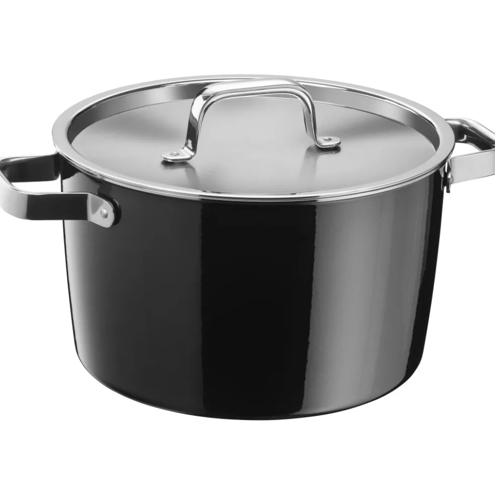 Fusiontec Aromatic Kochtopf, 24 cm, Black