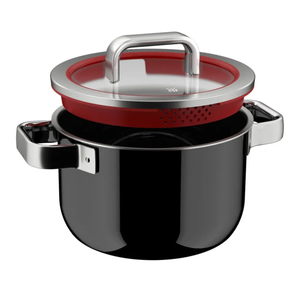 Fusiontec Function Pro, Kochtopf mit Deckel, 20 cm, Black