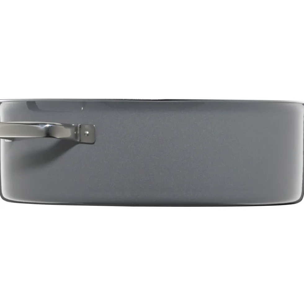 Fusiontec Mineral Multi-Bräter mit Edelstahldeckel, 38 cm, Platinum