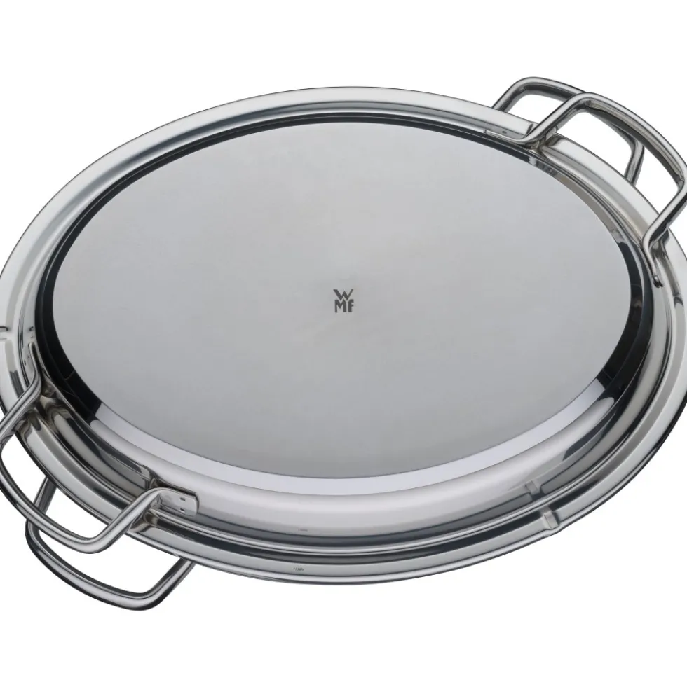 Fusiontec Mineral Multi-Bräter mit Edelstahldeckel, 38 cm, Platinum