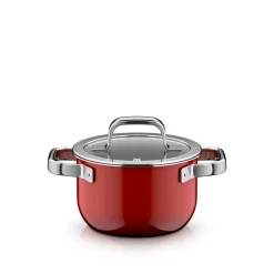 Fusiontec Mineral Pro, Kochtopf mit Deckel, 16 cm, Passion Red