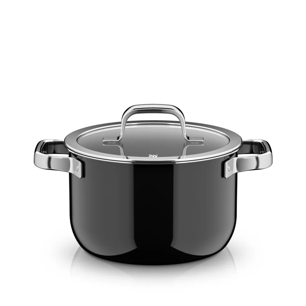 Fusiontec Mineral Pro, Kochtopf mit Deckel, 20 cm, Black