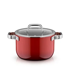 Fusiontec Mineral Pro, Kochtopf mit Deckel, 20 cm, Passion Red