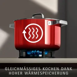 Fusiontec Mineral Pro, Topf-Set, 4-teilig, Passion Red