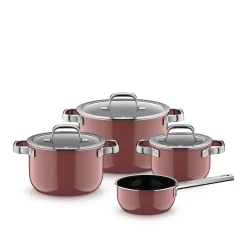 Fusiontec Mineral Pro, Topf-Set, 4-teilig, Rose Quartz