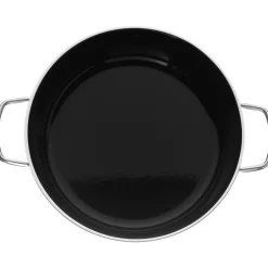 Fusiontec Mineral Schmorpfanne mit Glasdeckel, 28 cm, Black