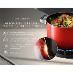 Fusiontec Mineral Stielpfanne, 28 cm, Red