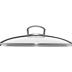 Fusiontec Mineral Wok mit Glasdeckel, 36 cm, Platinum