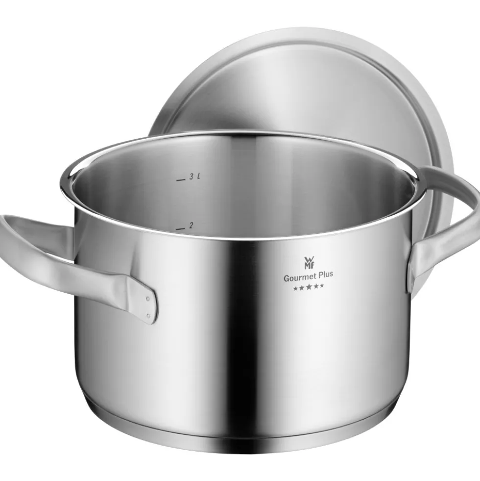 Gourmet Plus Bratentopf mit Deckel, 20 cm