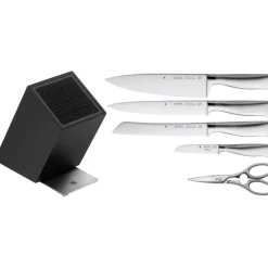 Grand Gourmet Messer-Set mit FlexTec Messerblock, 6-teilig