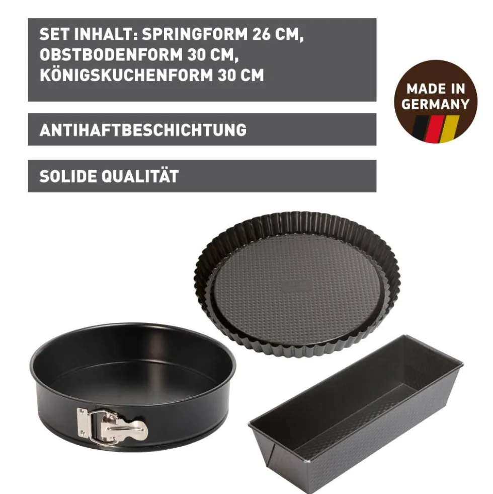 KAISER Classic Backformen-Set, 3-teilig