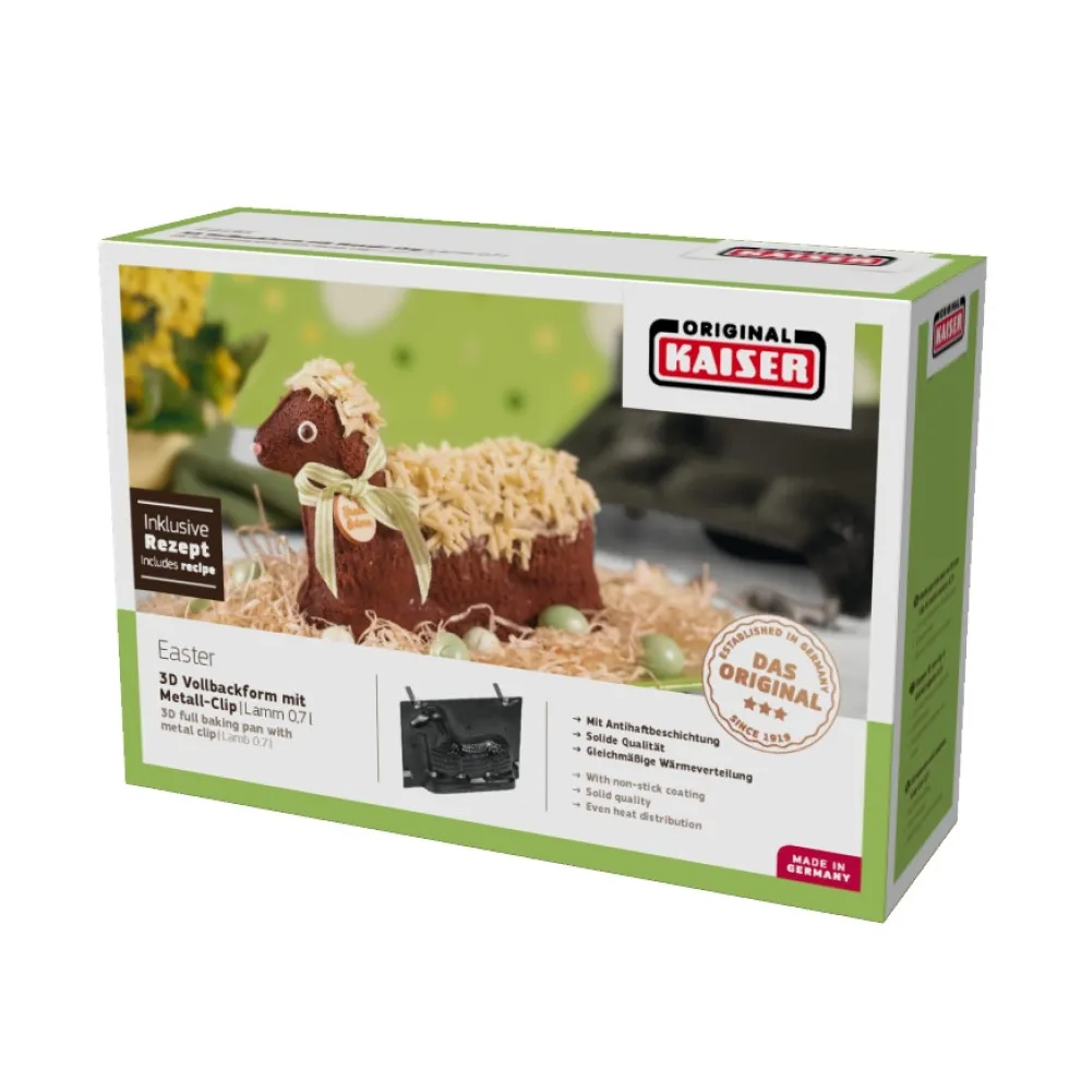 KAISER 3D-Vollbackform Lamm, 0,7 l