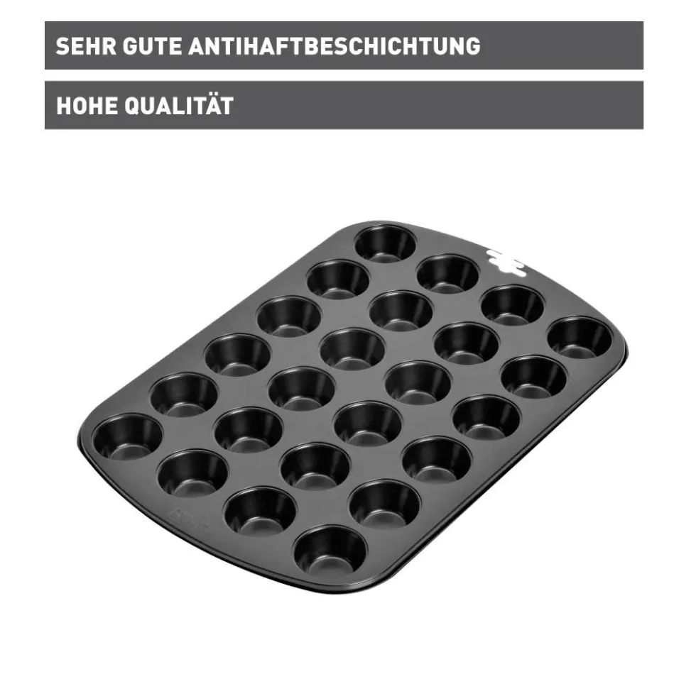 KAISER Inspiration Mini Muffinform für 24 Muffins