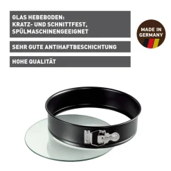 KAISER Inspiration Springform mit Glashebeboden, 26 cm