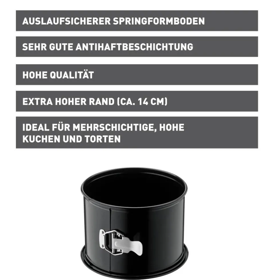KAISER Inspiration Springform mit hohem Rand, 20 x 14 cm