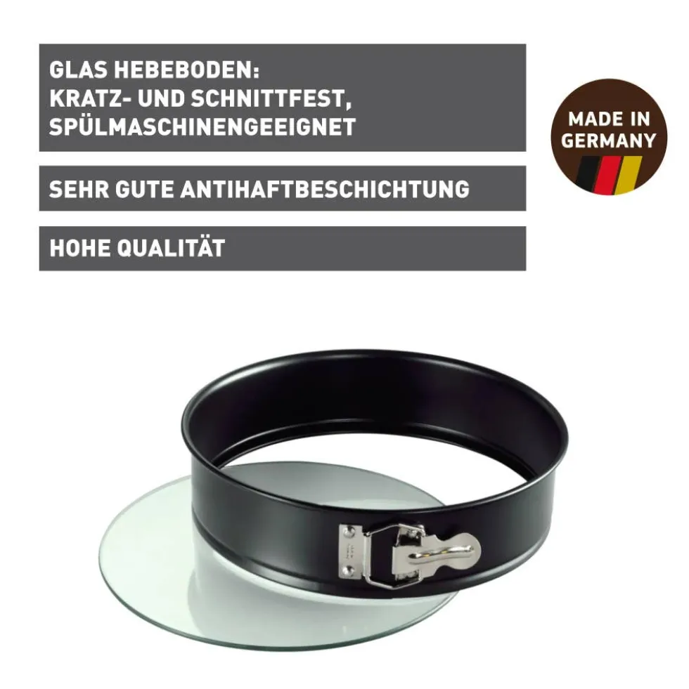 KAISER Inspiration Springform mit Glashebeboden, 28 cm
