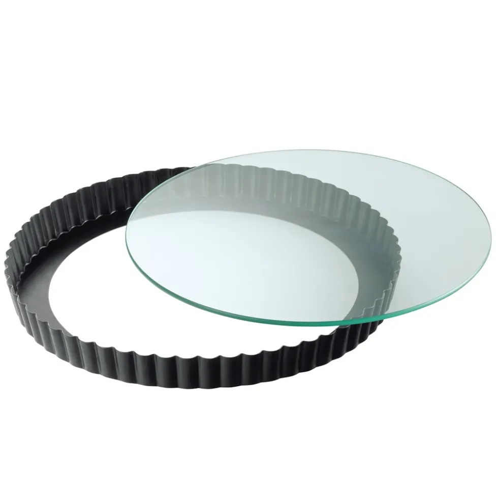 KAISER Inspiration Tarte- & Quicheform mit Glashebeboden, 28 cm