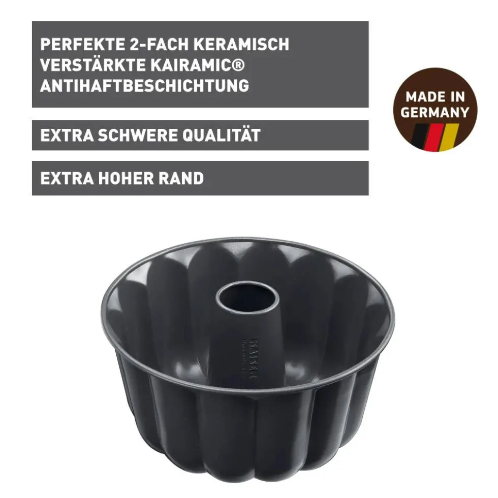 KAISER La Forme Plus Gugelhupfform, 24 cm