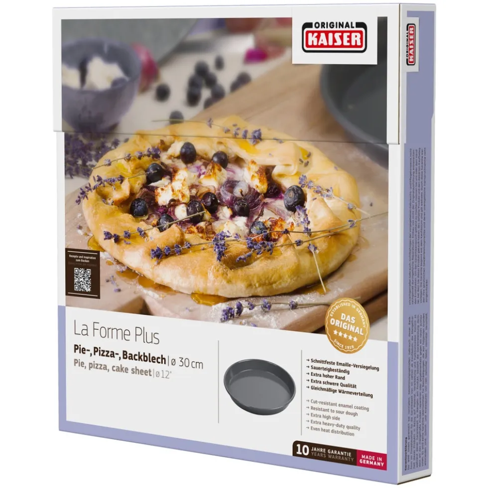 KAISER La Forme Plus Pie-, Pizza-, Backblech, 30 cm