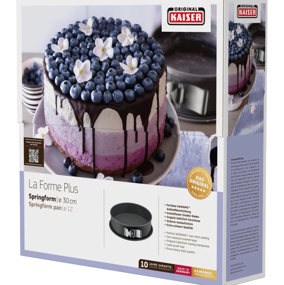 KAISER La Forme Plus Springform mit SafeClick, 30 cm