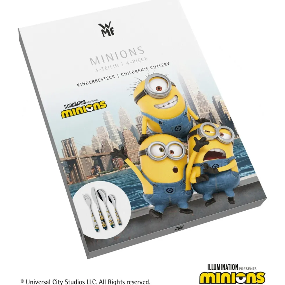 Kinderbesteck-Set Minions®, 4-teilig
