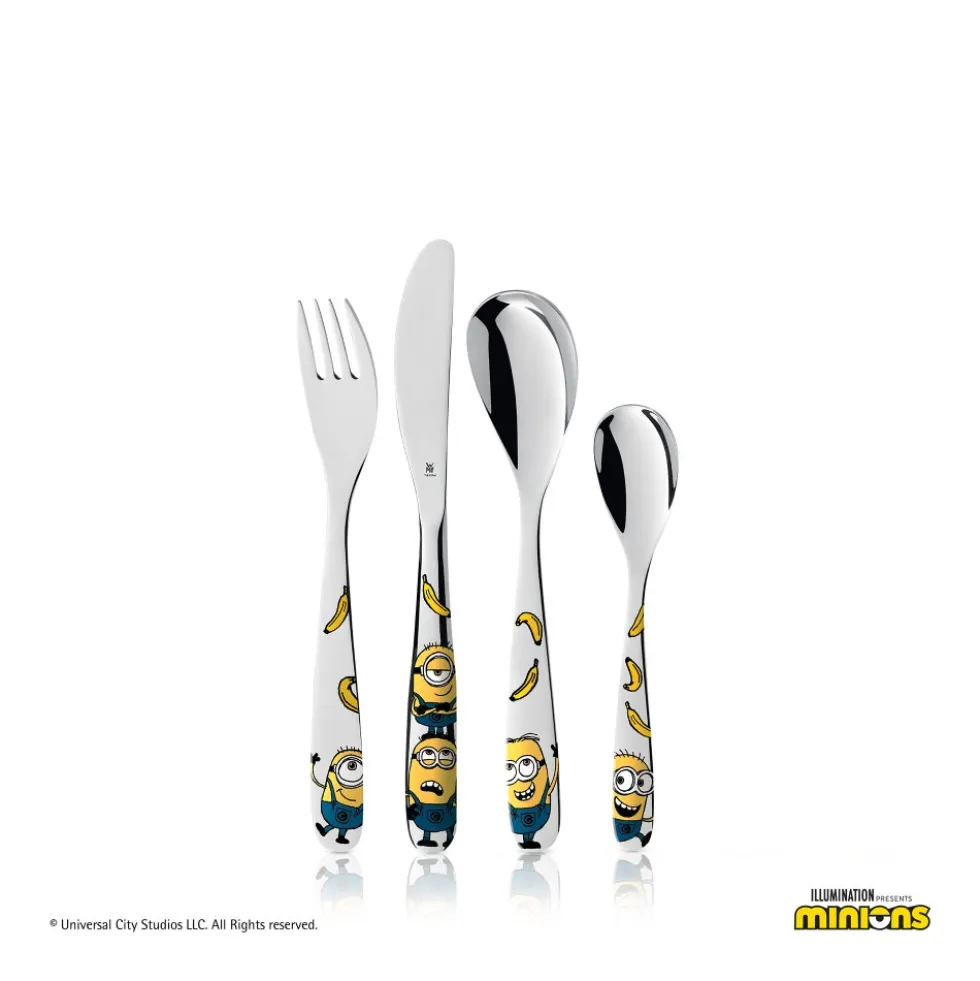 Kinderbesteck-Set Minions®, 4-teilig