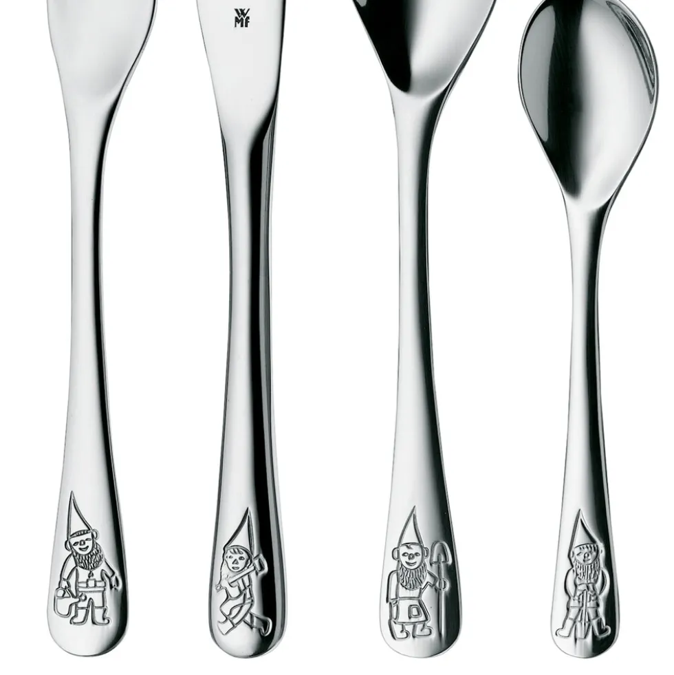 Kinderbesteck-Set Zwerge, 4-teilig