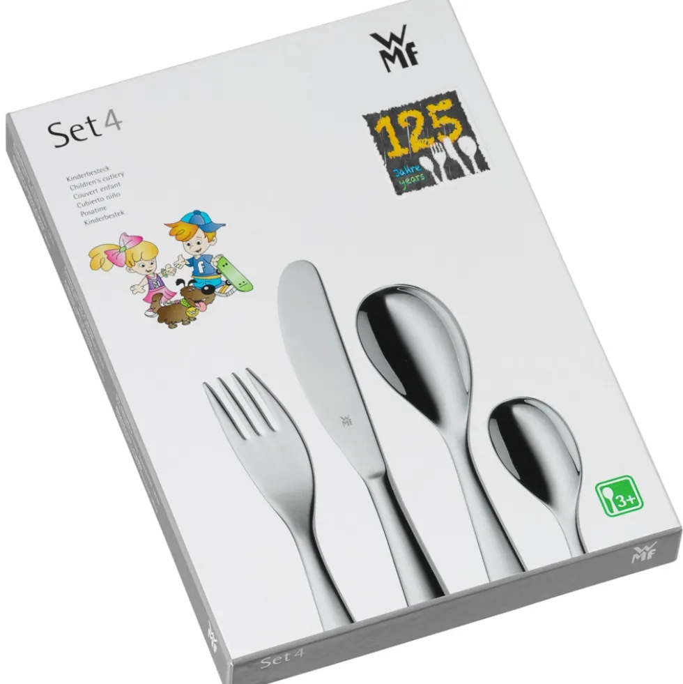 Kinderbesteck-Set Zwerge, 4-teilig