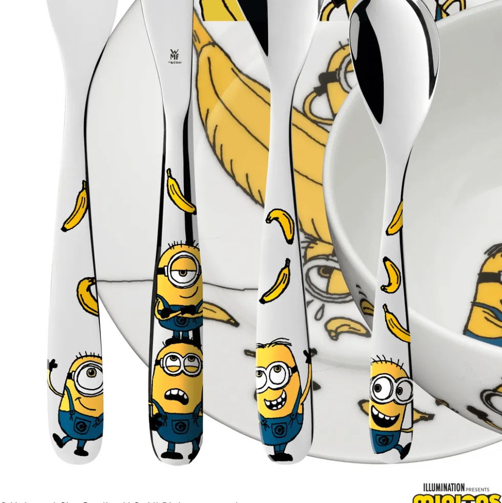 Kindergeschirr-Set Minions®, 6-teilig
