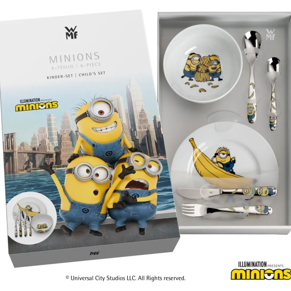 Kindergeschirr-Set Minions®, 6-teilig