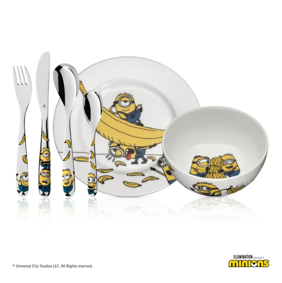 Kindergeschirr-Set Minions®, 6-teilig