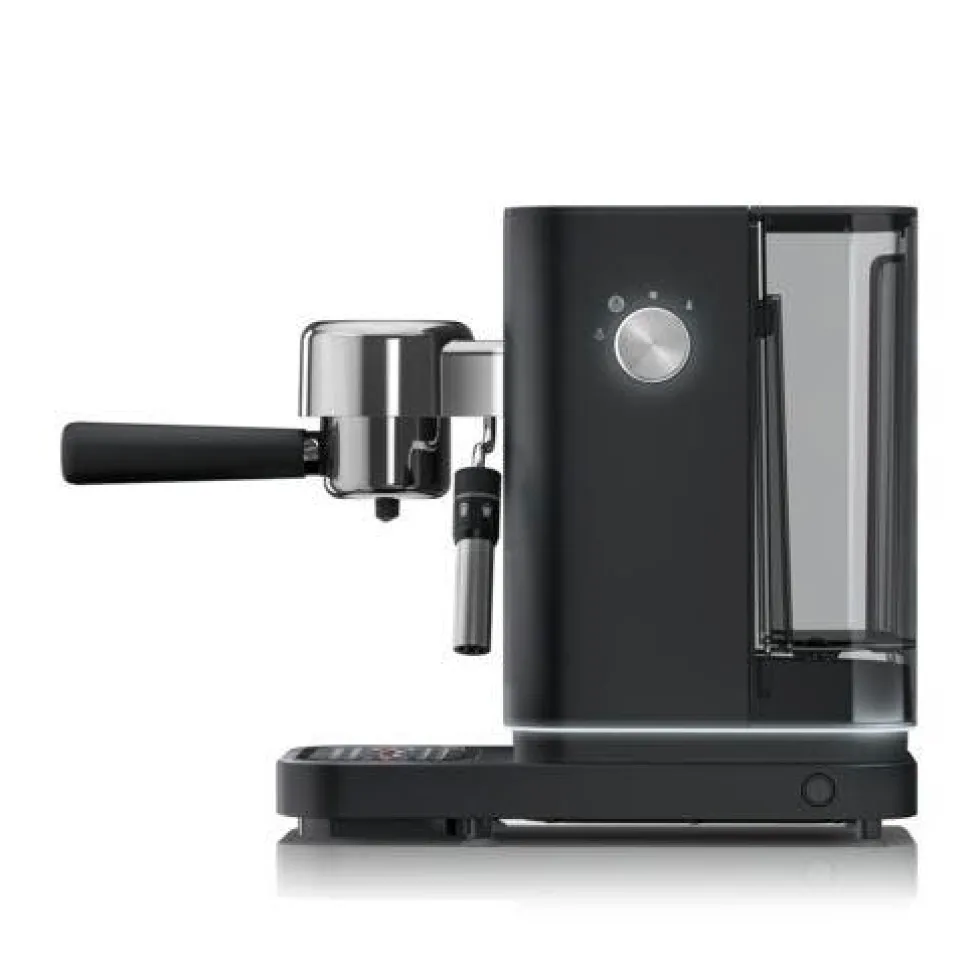 Lumero Set: WMF Lumero Espressomaschine in Deep Black mit Espressomühle
